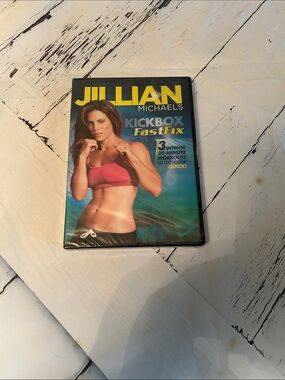 Jillian Michaels Kickbox FastFix DVD - Pink/Blue Cover